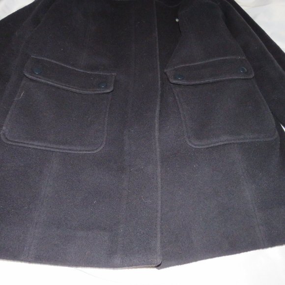 L. L. Bean Lambswool Pea Coat Large Petite - Picture 2 of 10